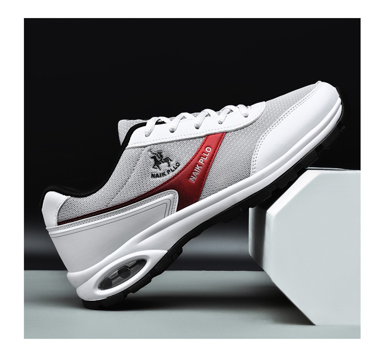 奈客保罗naikpllo男鞋春秋新款透气休闲鞋爸爸网鞋户外气垫运动鞋男