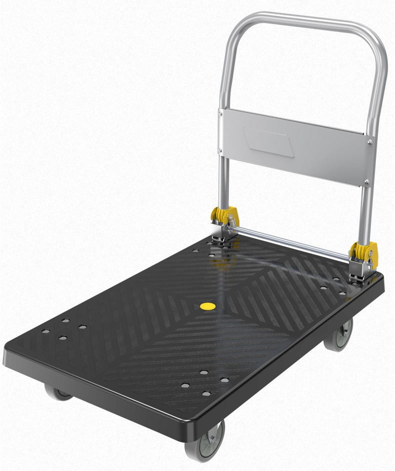 小推车拉货平板车搬运车折叠万向轮快递拖车小拉车手推车四轮定制