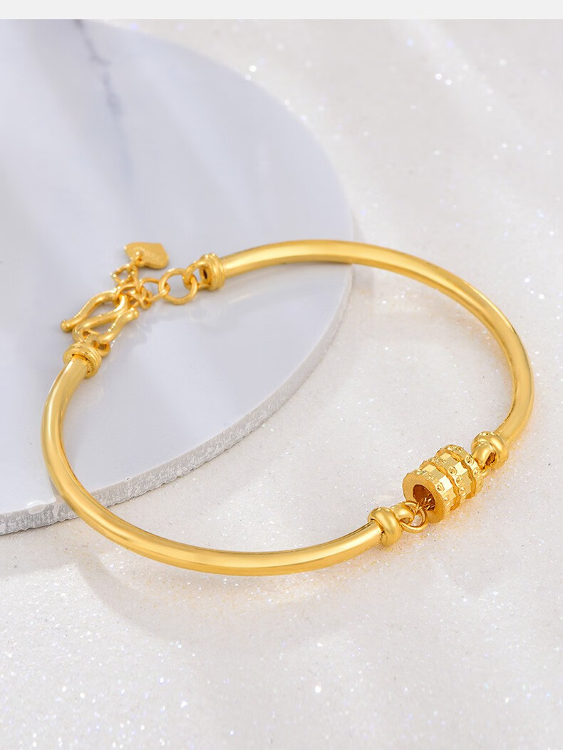 赛菲尔珠宝 黄金手镯女款足金999.