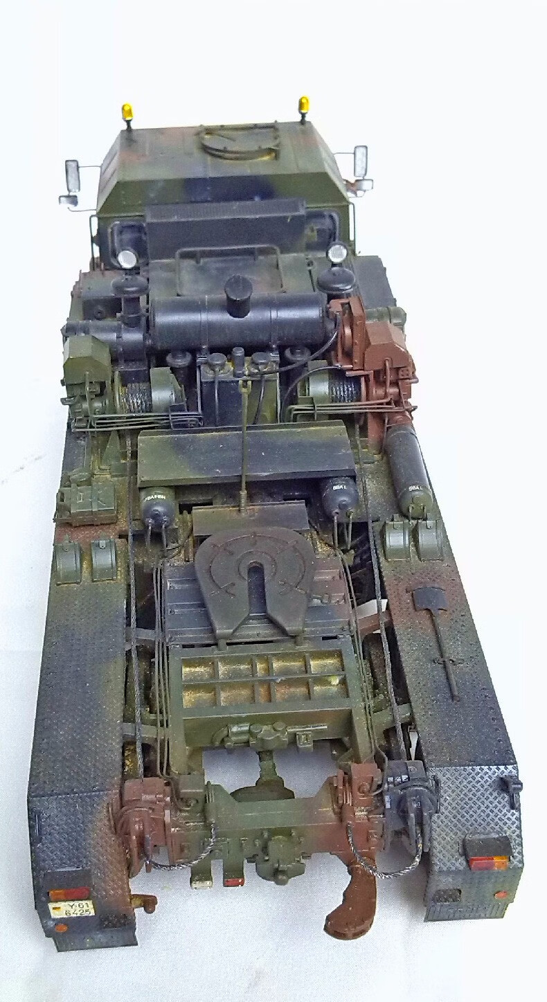 仿真1/35德国56吨象式坦克运输车牵引车象拖 模型 胶水 工具 上色笔