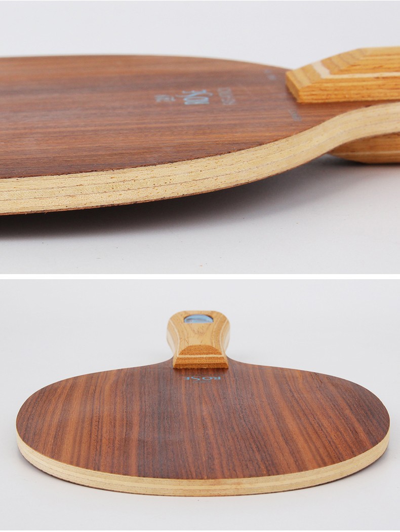 729乒乓球底板5层玫瑰5乒乓板玫瑰7进攻型7层全木直板横板玫瑰7横拍