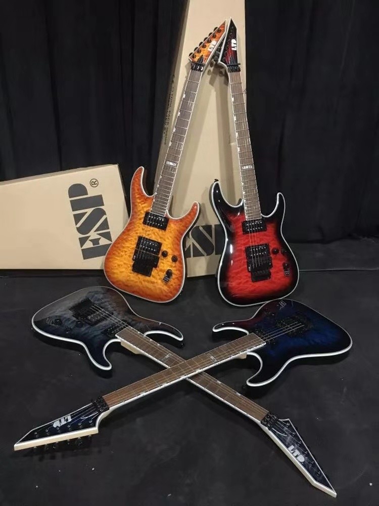 esp ltd mh230 电吉他金属摇滚爵士流行双摇电吉他 金属核 琴盒变调夹