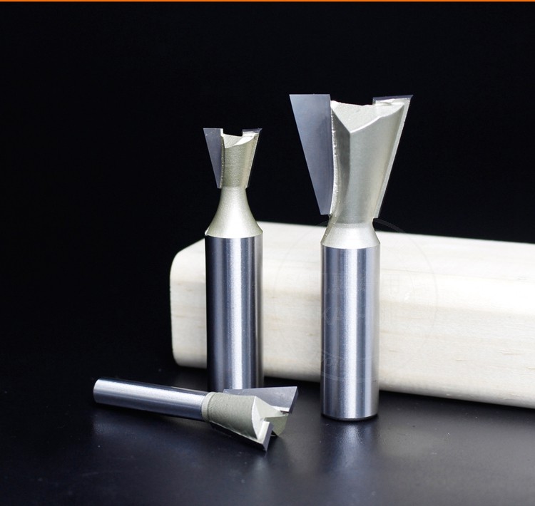 tideway 浪潮燕尾刀 专业级子口荀刀 木工隔板抽斗榫头铣刀头 电木铣