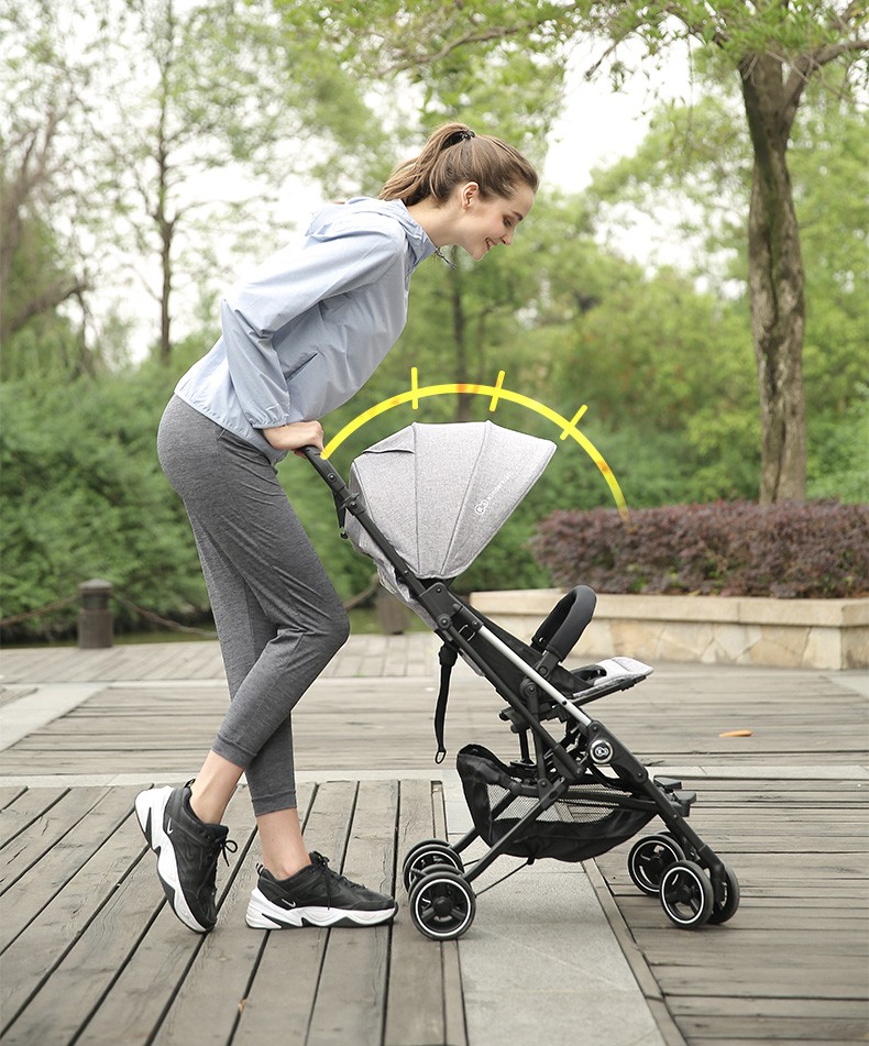 kinderkraft德国婴儿车可坐可躺婴儿推车轻便折叠溜娃神车儿童高景观