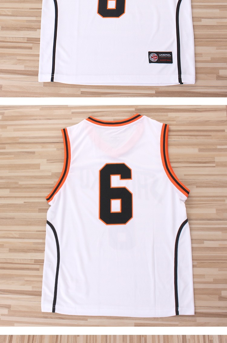 黑子的篮球球衣篮球服套装秀德队服6号绿间真太郎球衣比赛服diy定制印