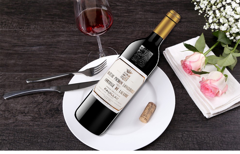 碧尚女爵1855列级酒庄二级名庄法国进口红酒碧尚女爵干红葡萄酒750ml