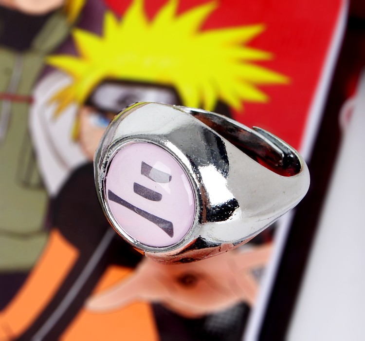 戚小米火影忍者戒指晓组织朱鼬零佩恩玉蝎白青空北南戒指指环动漫周边