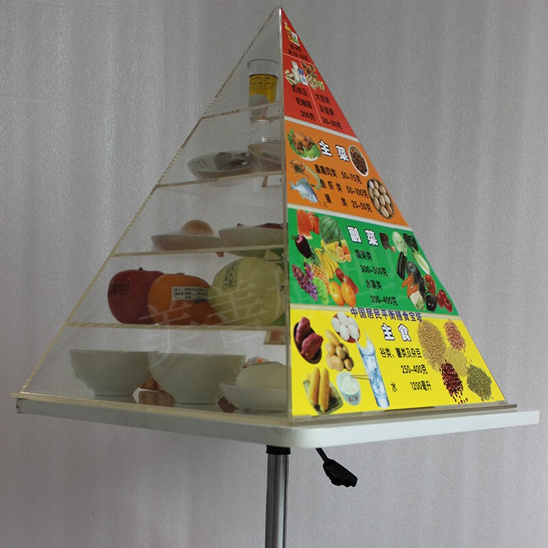 食物膳食金字塔营养食物模型仿真食品营养食品饮食标准模型膳食宝塔