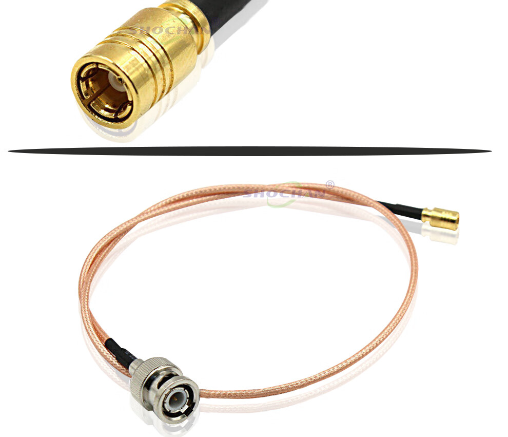 首千shochanrf射频连接线bnc公头转smbk母头电缆同轴线天线延长线q9