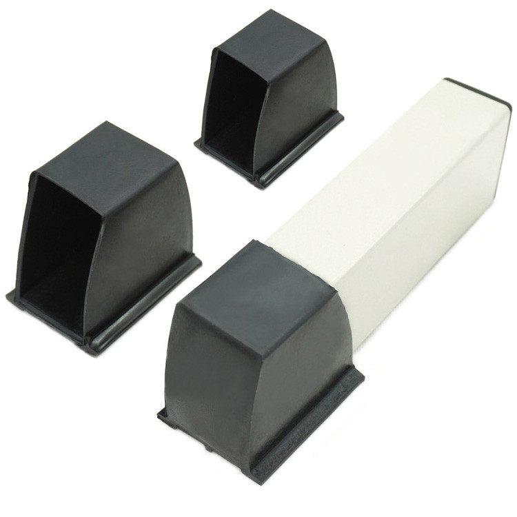 学生课桌椅塑料脚套长方形卧式脚套外套 方管卧式脚套 学校椅脚套