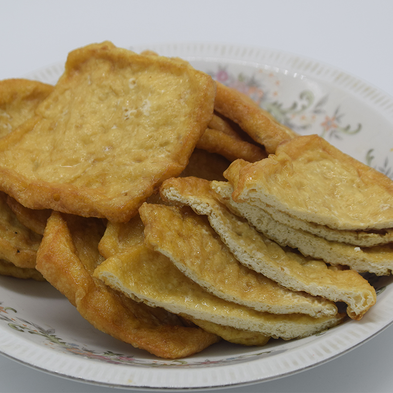 湖南特产农家自制特产空心油炸豆腐皮干片油豆腐泡发豆腐干货 油豆腐
