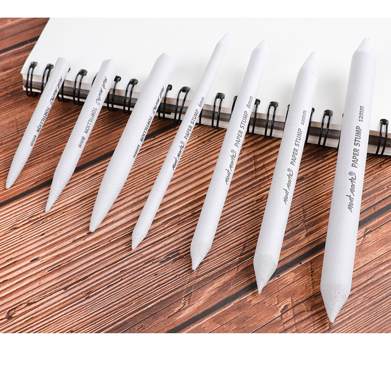 蒙玛特montmarte素描专用纸笔涂抹笔7支套装纸擦笔