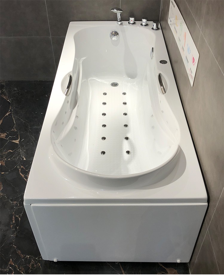 arrow箭牌浴缸a15803sq家用成人亚克力防滑独立式浴缸按摩家用小户型