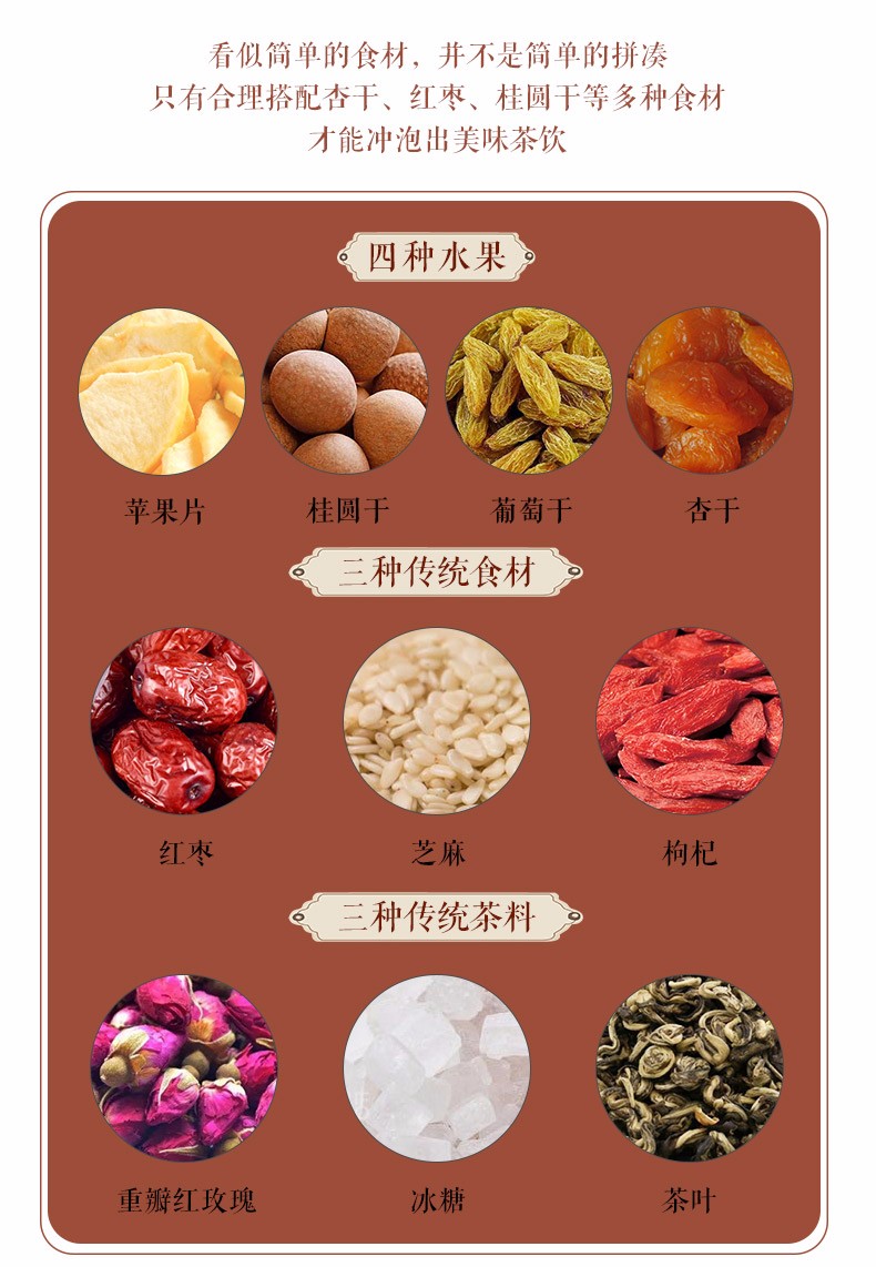 八宝茶宁夏特产银川盖碗茶三炮台小袋装兰州特产大碗玫瑰三泡台茶