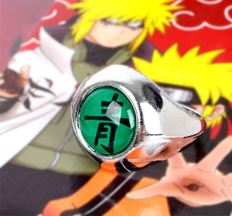 戚小米火影忍者戒指晓组织朱鼬零佩恩玉蝎白青空北南戒指指环动漫周边