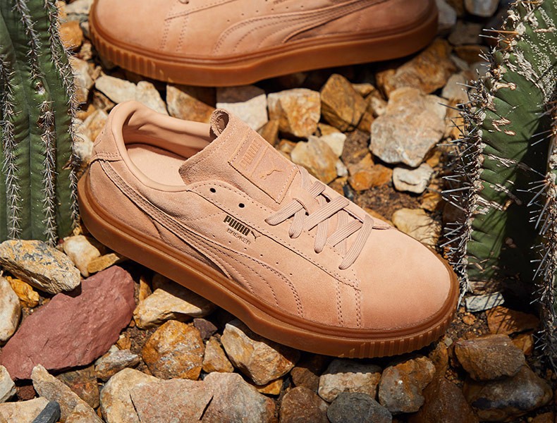 puma彪马官方男女同款休闲鞋breakersuede366079黑色白05445