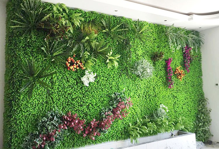 合欢树 可定制设计仿真植物墙绿植强草坪绿化绿植室内绿色立体仿真