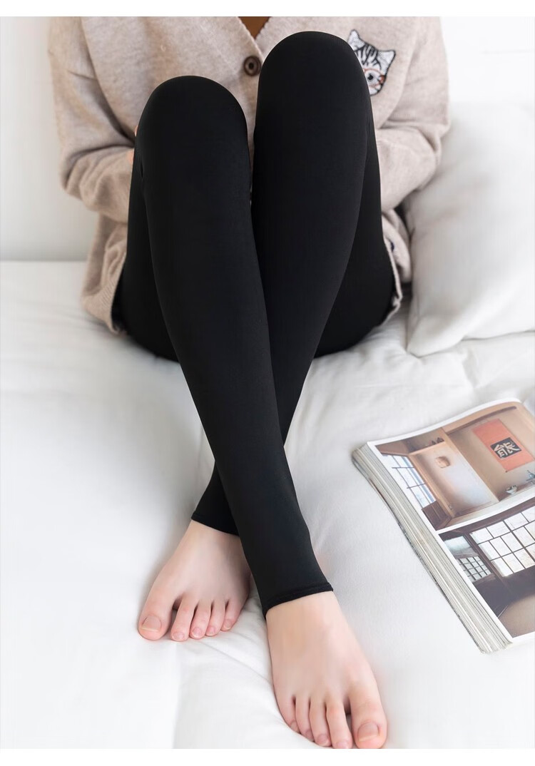 丝袜女春秋季秋冬加厚加绒光腿肉色神器中厚打底裤裸感连裤袜 200克