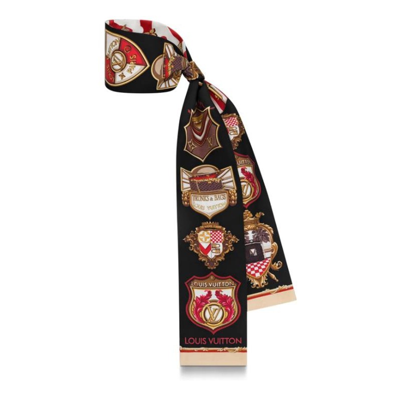 尚品城路易威登lv女束发带印花真丝盾徽图案m73847 灰色【图片 价格