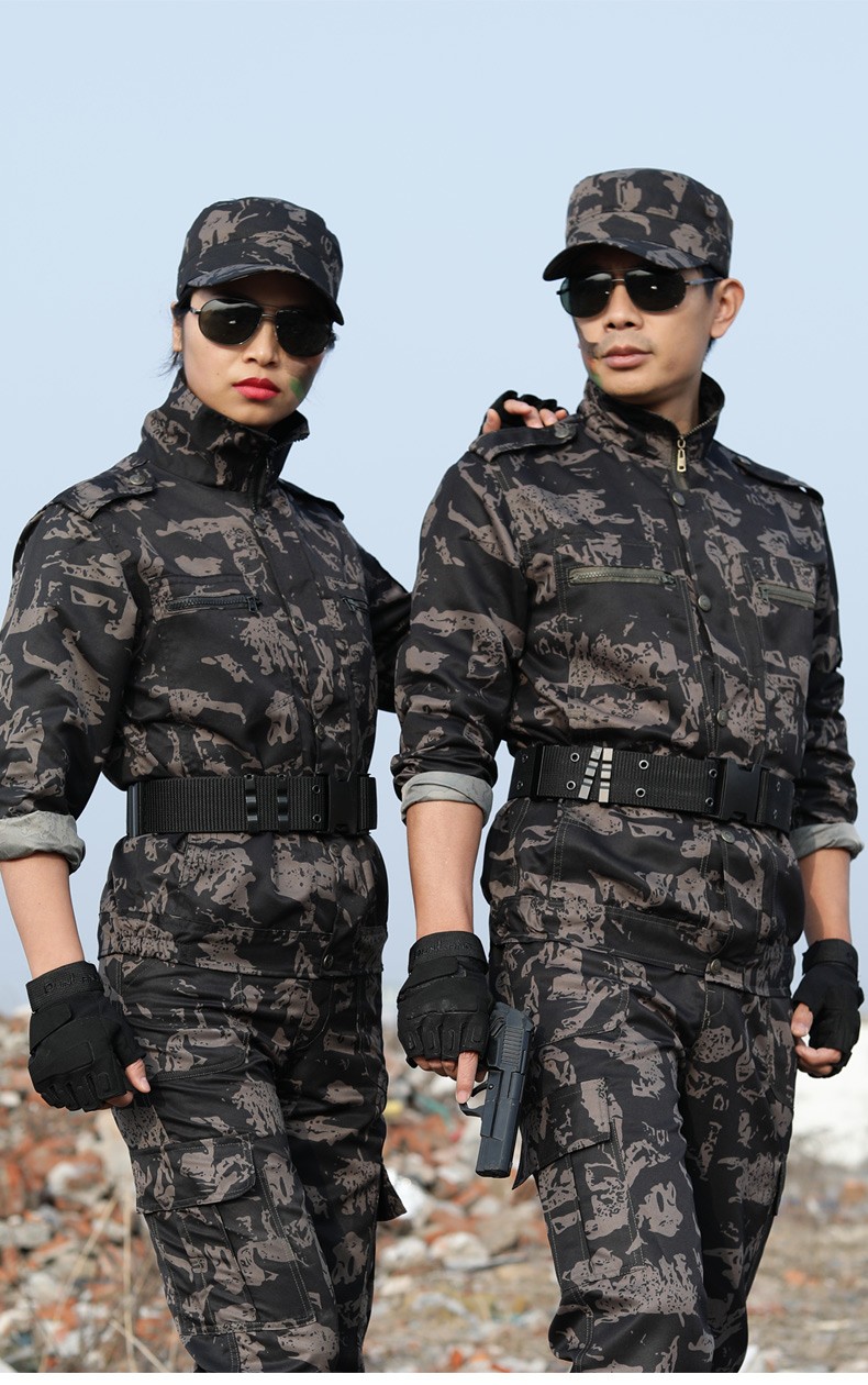 黑色蟒纹迷彩服 175/xl【图片 价格 品牌 报价】-京东