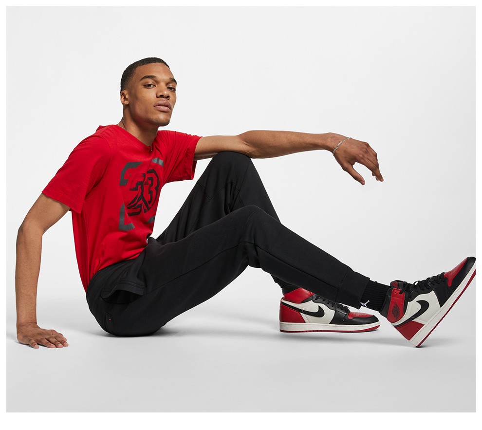 jordan 男子起绒长裤 jordan wings cd8740 cd8740-010 xxxl【图片