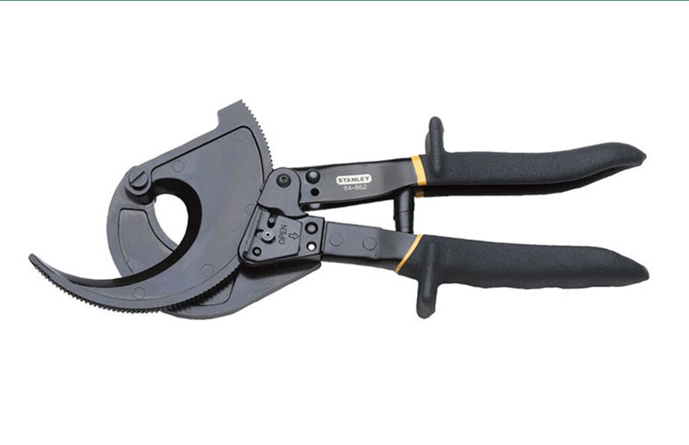 史丹利(stanley)棘轮电缆剪刀 手动电工电线电缆剪线钳断线钳 剪钳
