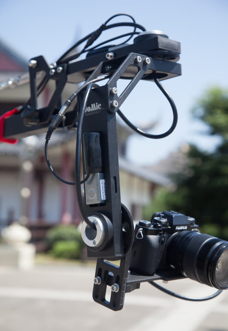 尖美468米方管鱼竿伸缩摄像电动摇臂轻便型速装电控摇臂单反电动标配