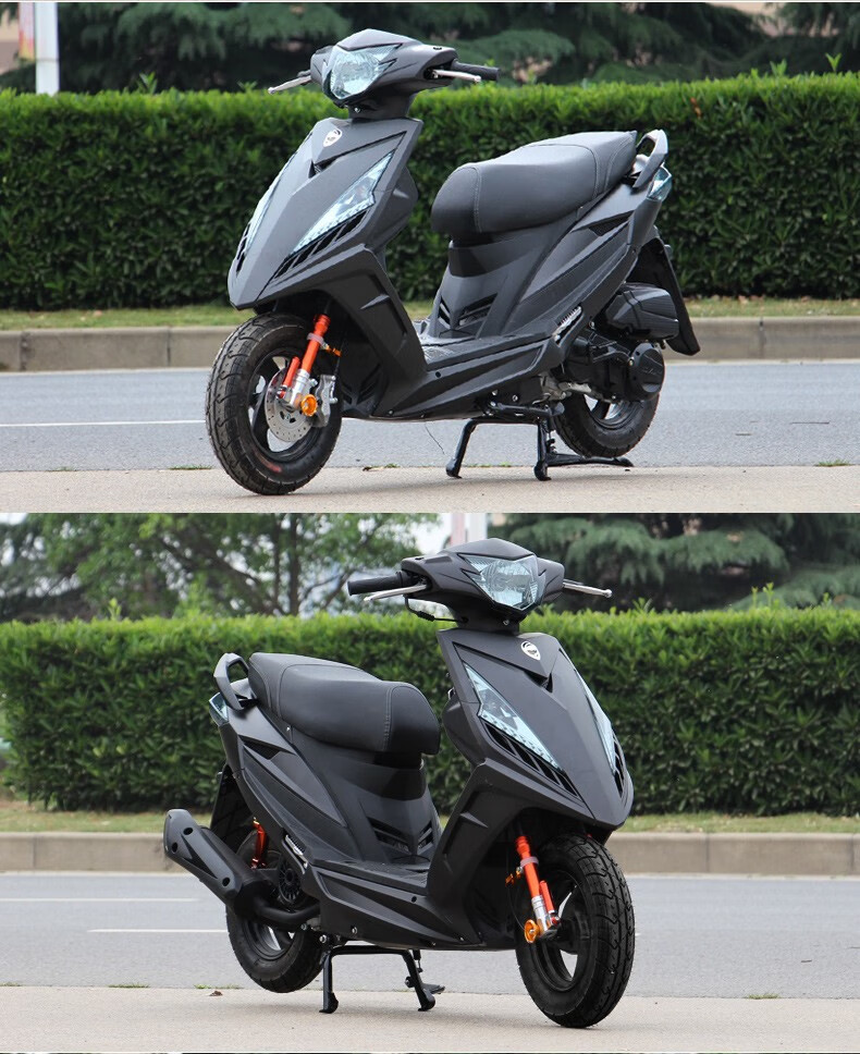 阔途战速鬼火踏板摩托车跑车燃油款125cc国四电喷外卖车小绵羊摩托车