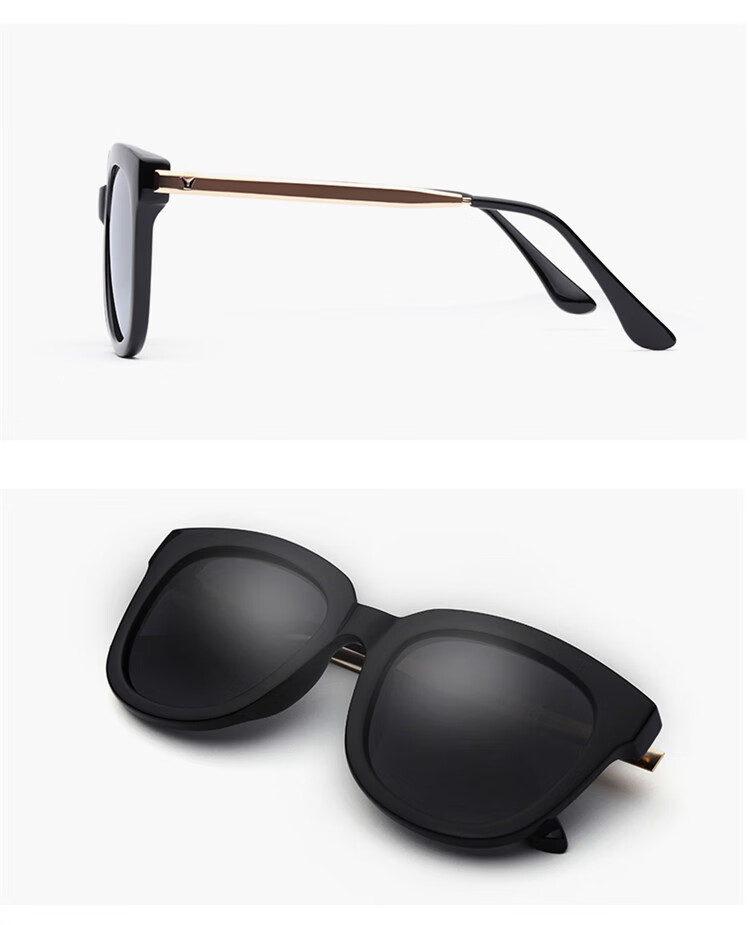 皓顿haut ton 2020新品抖音同款简约复古偏光眼镜女款墨镜女士太阳镜