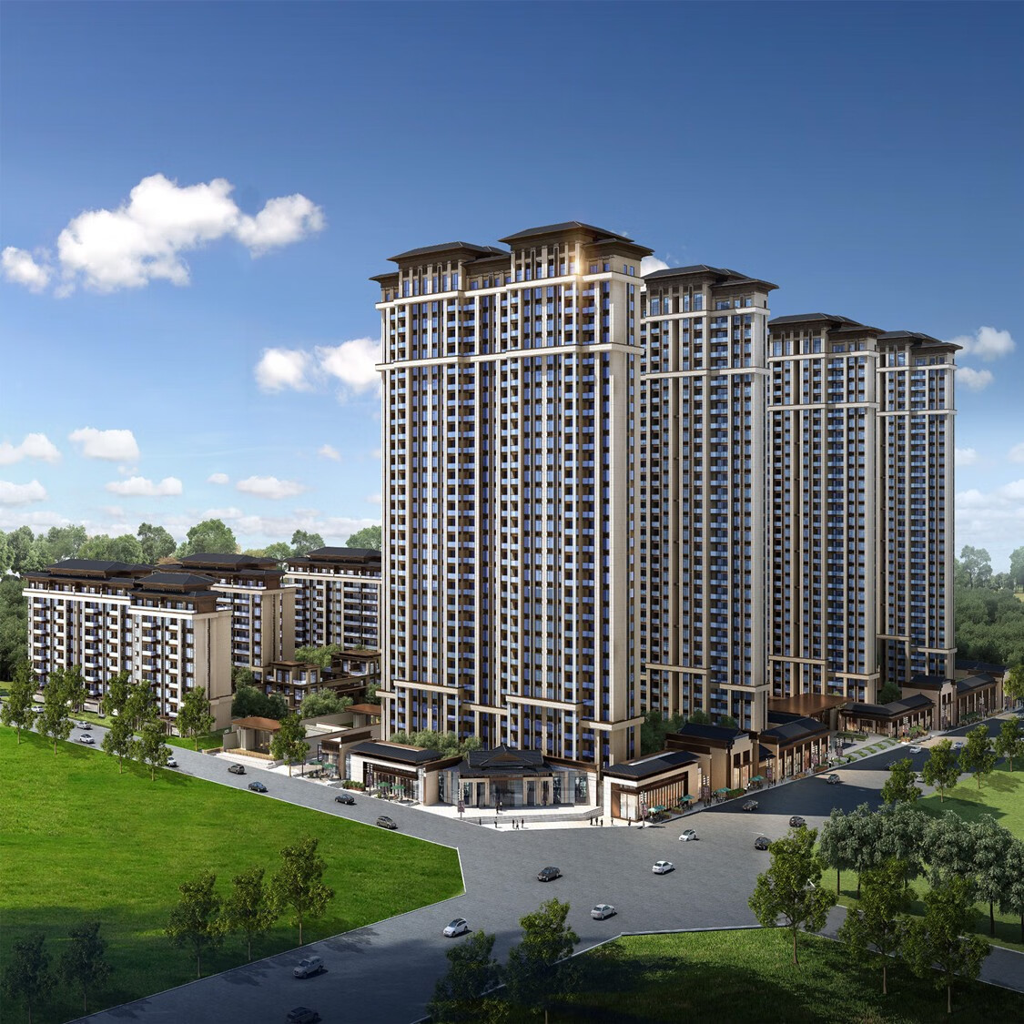 韩城龙记观园三园一湖科技筑家