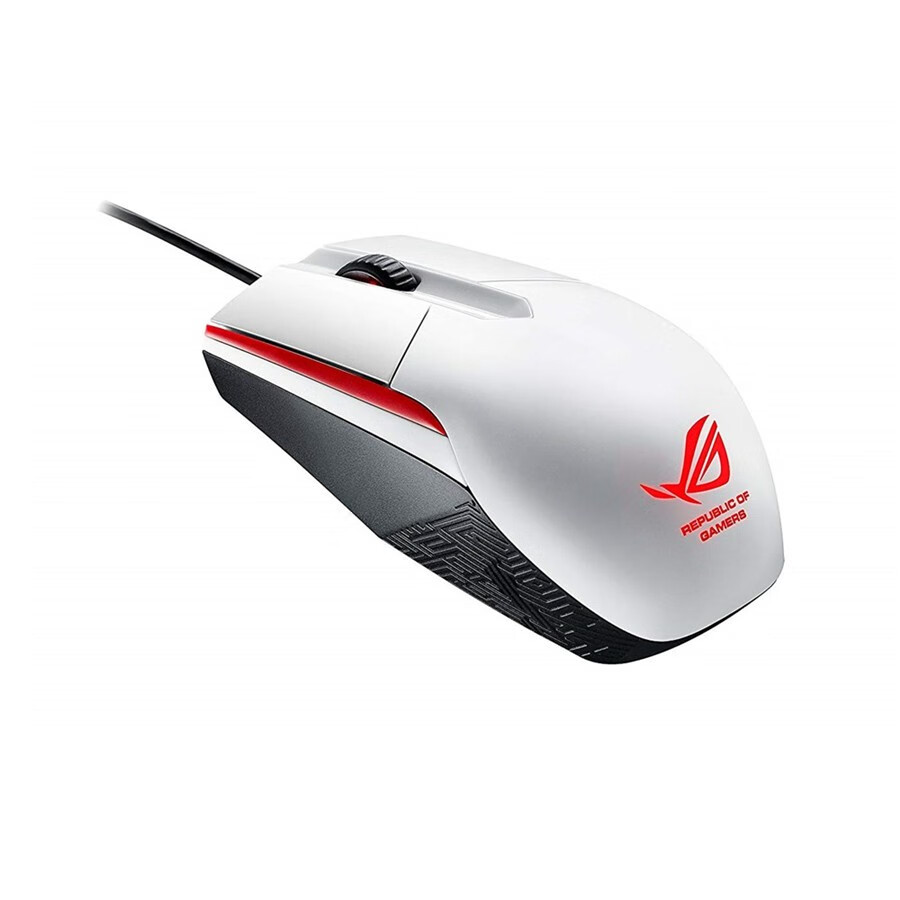 asus 华硕 rog sica 有线游戏鼠标 操作舒适 专业游戏鼠标 黑色 白色