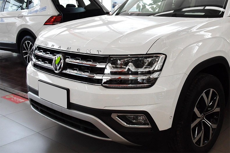 驹傲适用17年19年20款途昂车头字母标大众途昂尾标字母贴标引擎盖贴标