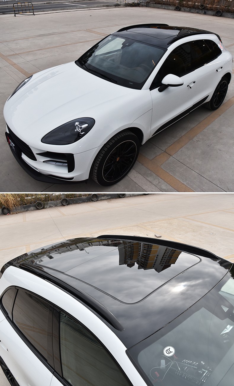 酷斯特车顶膜全景天窗膜汽车悬浮式车顶贴膜亮黑膜仿全景天窗贴膜改