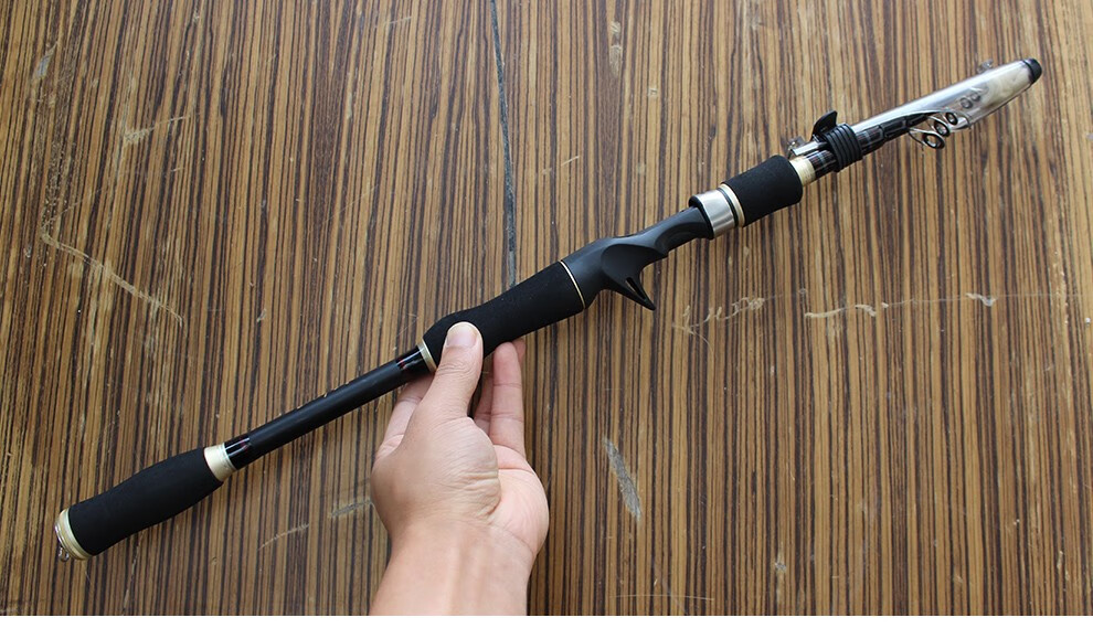 短节伸缩路亚竿单杆振出mh调路亚杆翘嘴罗非竿24米直柄悍神