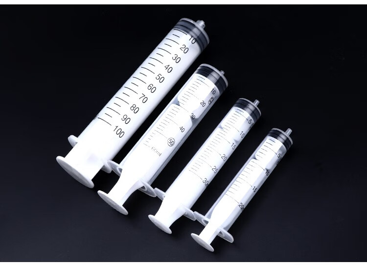 一次性塑料注射器喂食器大号针管流食助推器胃管鼻饲灌肠针筒冲洗50
