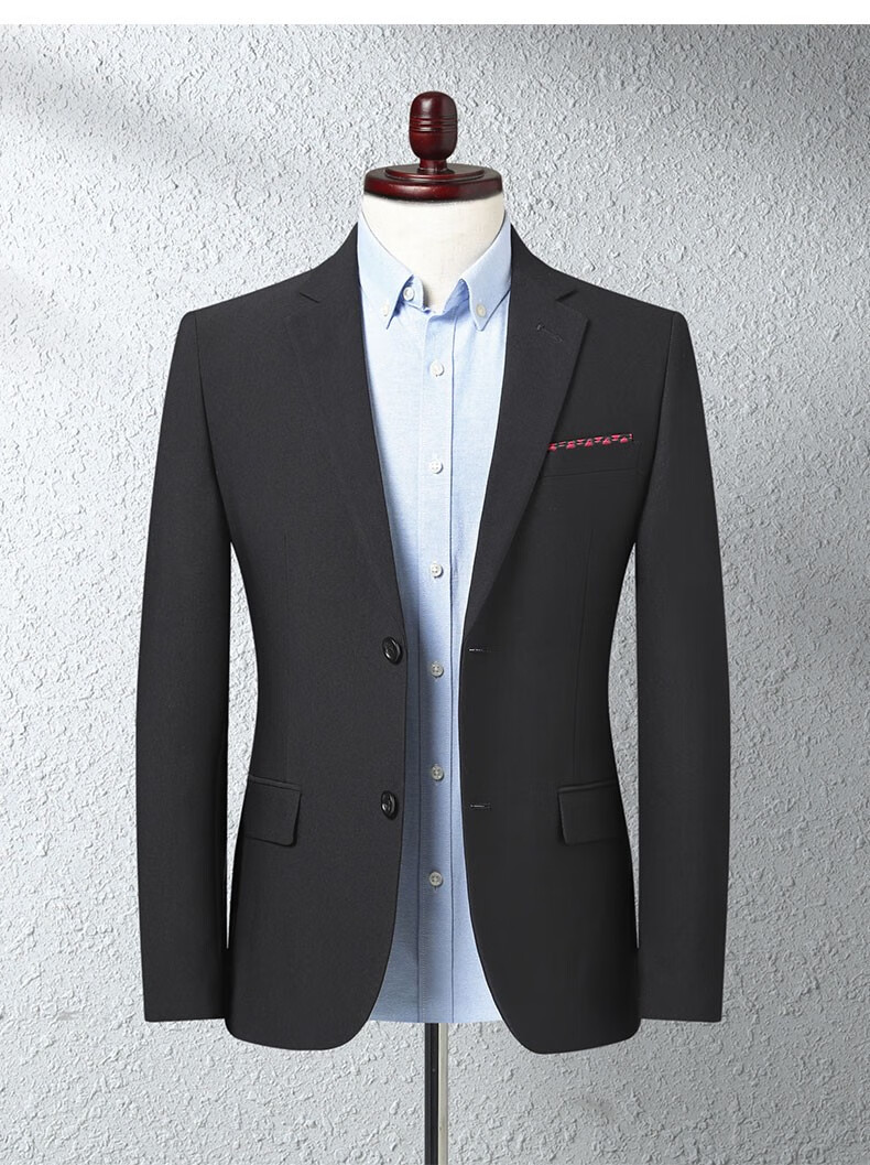 上班工作职业西装结婚新郎服伴郎服外套2020春季男士西装男套装两件套