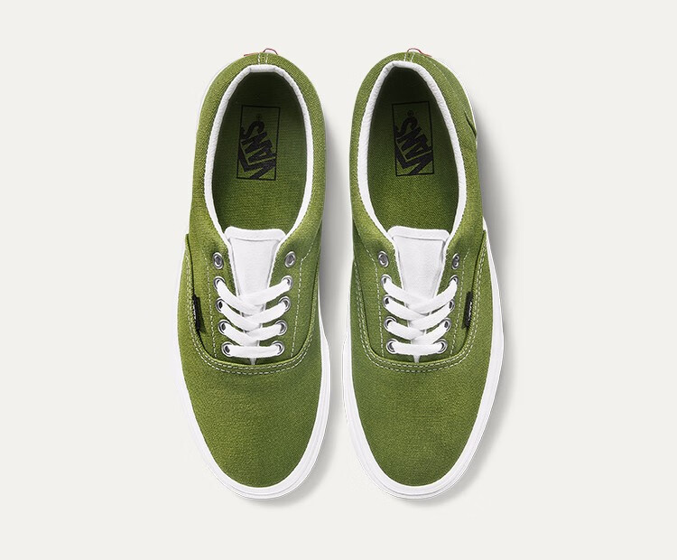 vans范斯官方脏橘男鞋女鞋era低帮帆布鞋板鞋绿色37