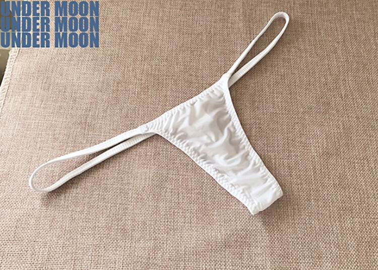 undermoon超低腰女士紧身丁字裤超小迷你性感女丁裤弹冰丝女用情调t裤