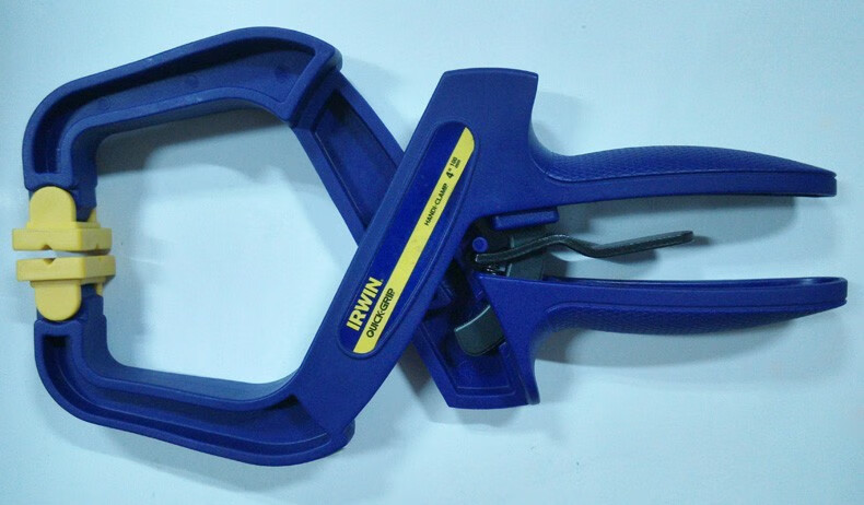 美国irwin欧文工具弹簧夹弹簧夹具快速单手夹木工g字夹c型单手夹 维修