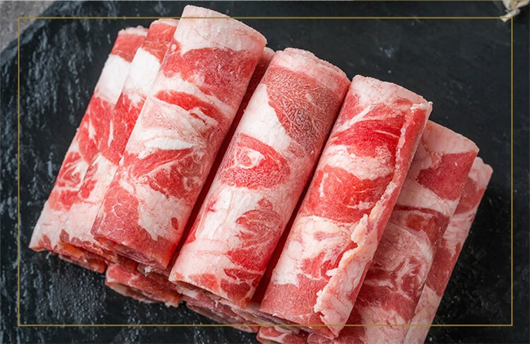 澳洲精选肥牛卷 谷饲清真牛肉片 火锅食材 生鲜牛肉卷 澳洲肥牛250克