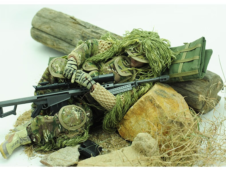 16特警兵人模型仿真人偶手办swat12寸人偶特种部队警察攻击队长光头