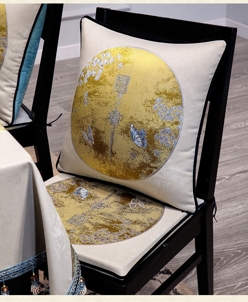 新中式餐桌布家居布艺盖布1210中国风古典茶几布中式长方形台布 1210