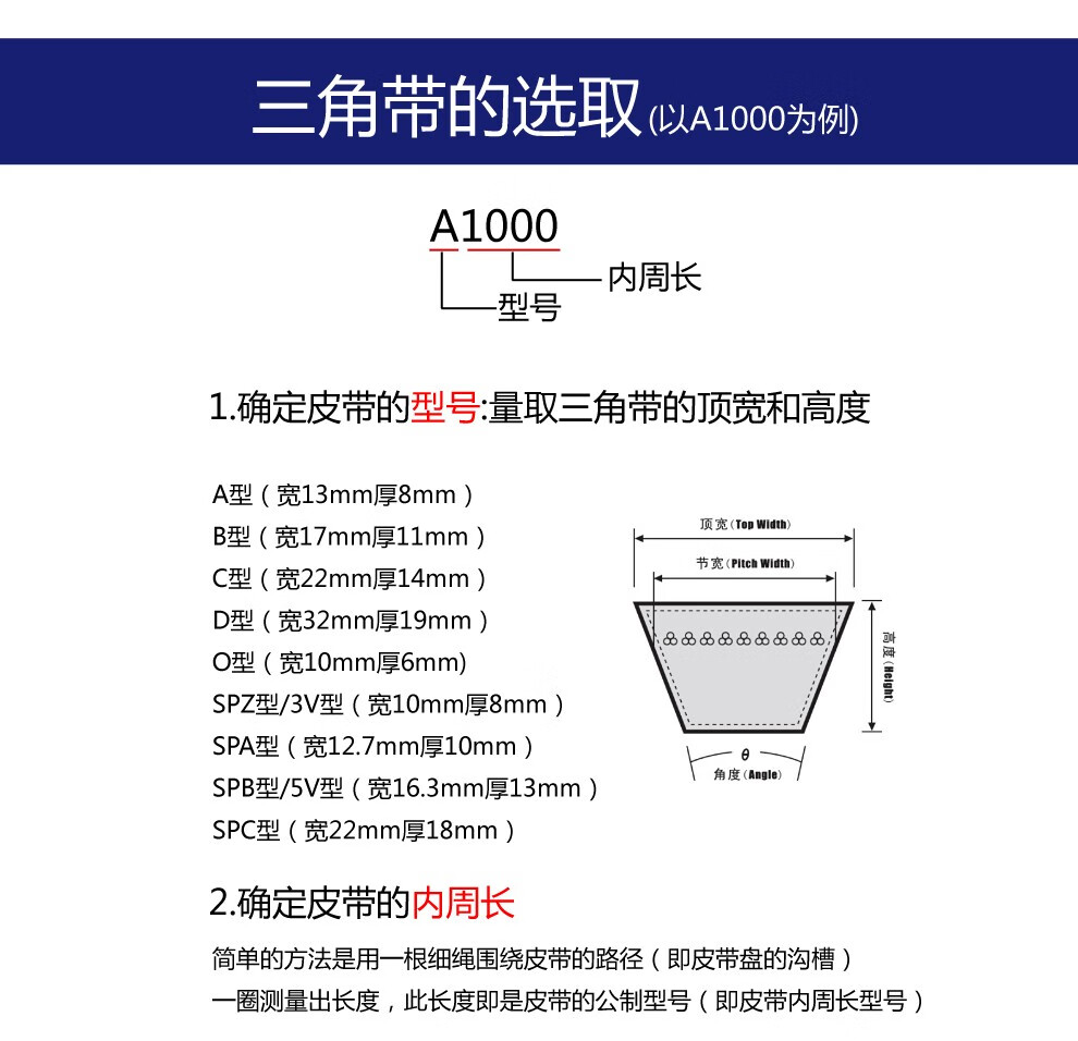 三力士三角带c型6000三力士皮带轮皮带通用型高速传动带工业用 c型 c