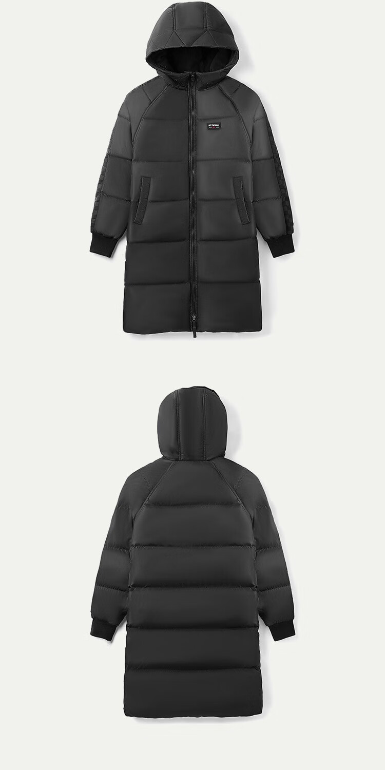 vans范斯 女子保暖羽绒夹克 urban explorer长款运动休闲官方 黑色 xl