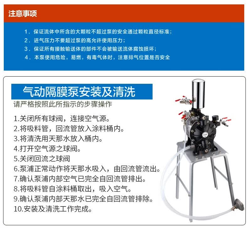西美气动隔膜泵a20大功率油漆泵喷漆泵专业抽吸泵专业喷涂泵浦耐酸碱