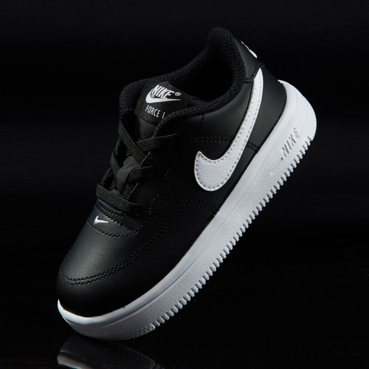 耐克nike air force 1 男子小童耐磨舒适皮面运动鞋 空军一号 黑色 27