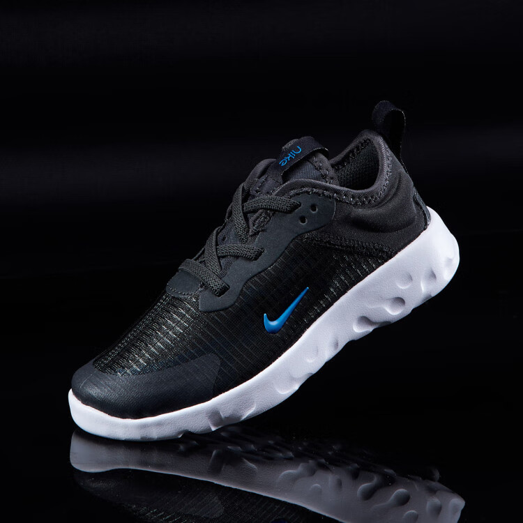 耐克nike renew lucent 中性小童轻便休闲舒适运动鞋 炭黑色 25