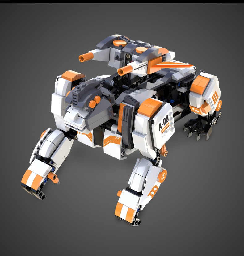 双鹰咔嗒(cada)全拼装积木男孩玩具拼插仿真猩猩猛兽乐高模型儿童益智