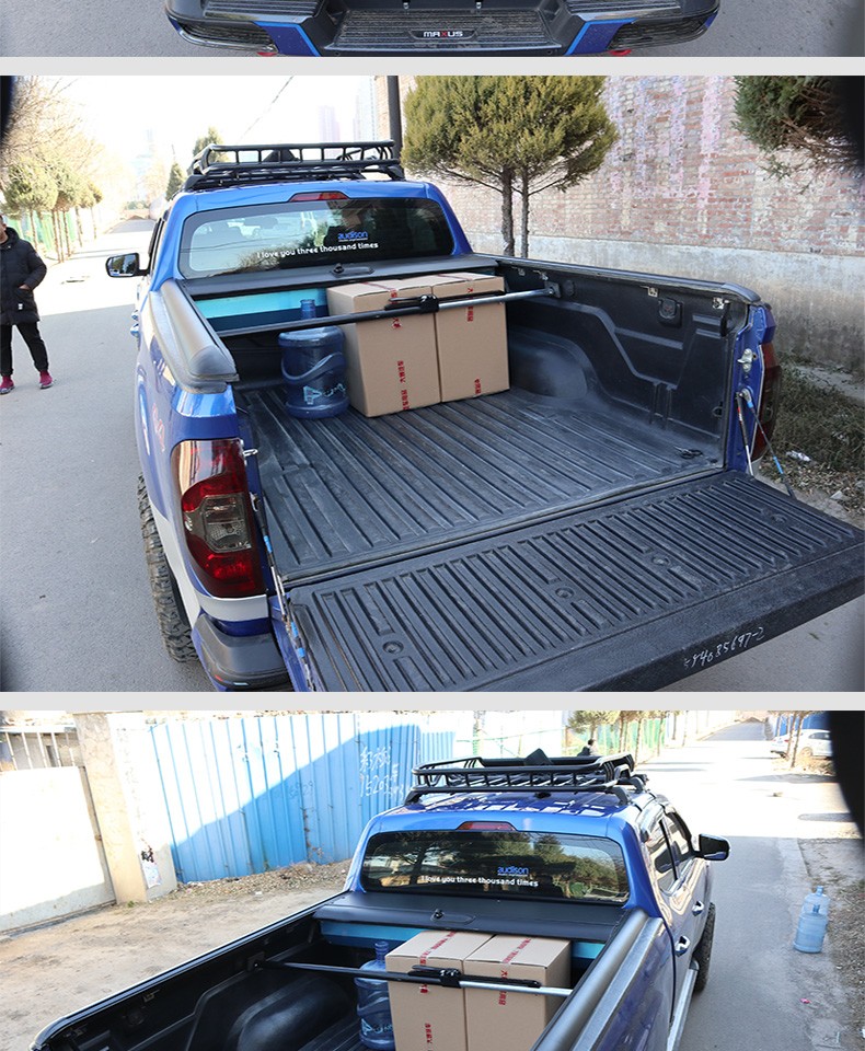 长城炮改装长城炮皮卡后备箱改装皮卡后斗货箱车箱后盖货物支撑固定