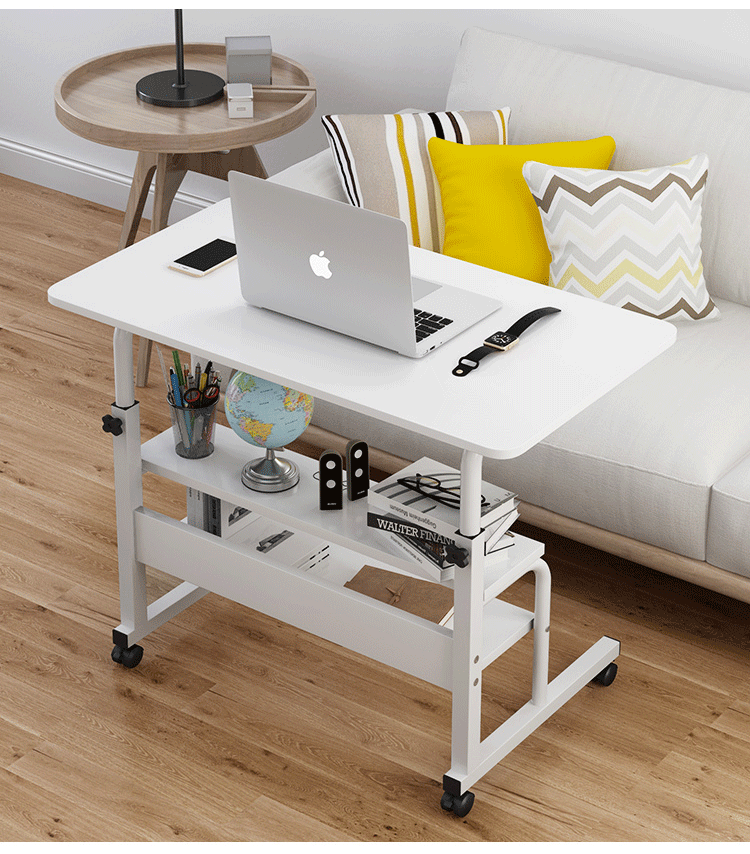 可移动床边桌简约升降电脑桌懒人卧室床上书桌学生宿舍简易小桌子 58